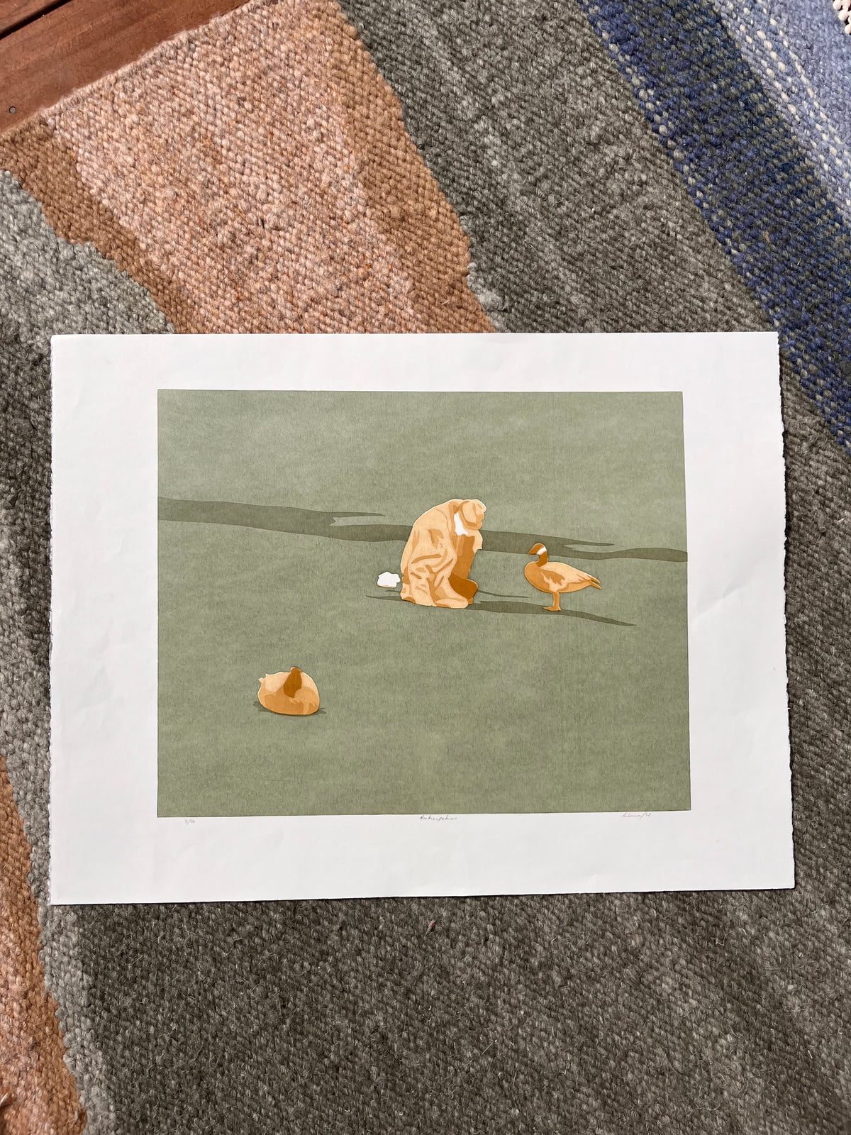 “Anticipation” by Rebecca Dawson - Silk Screen print