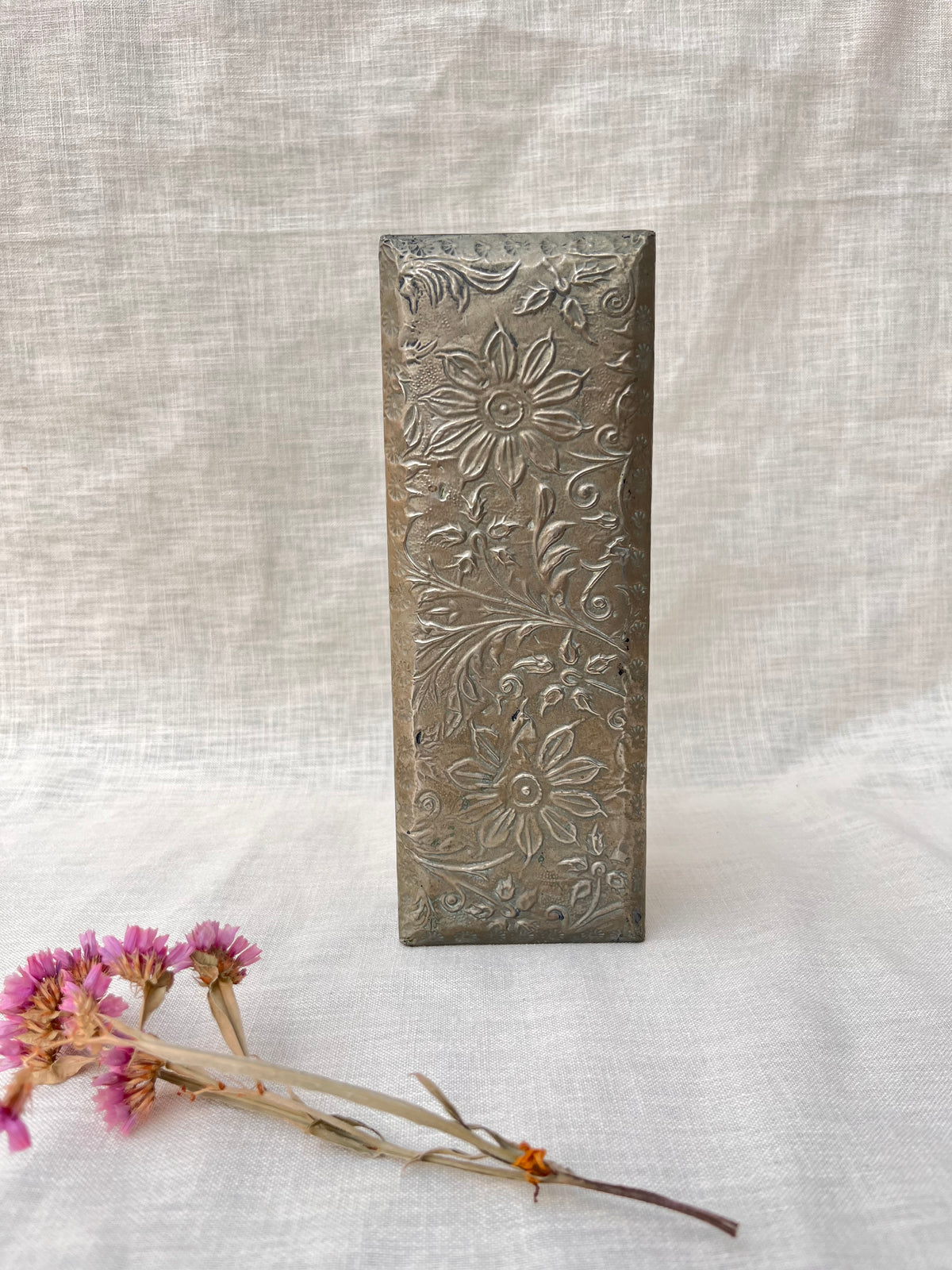 Embossed jewellery box