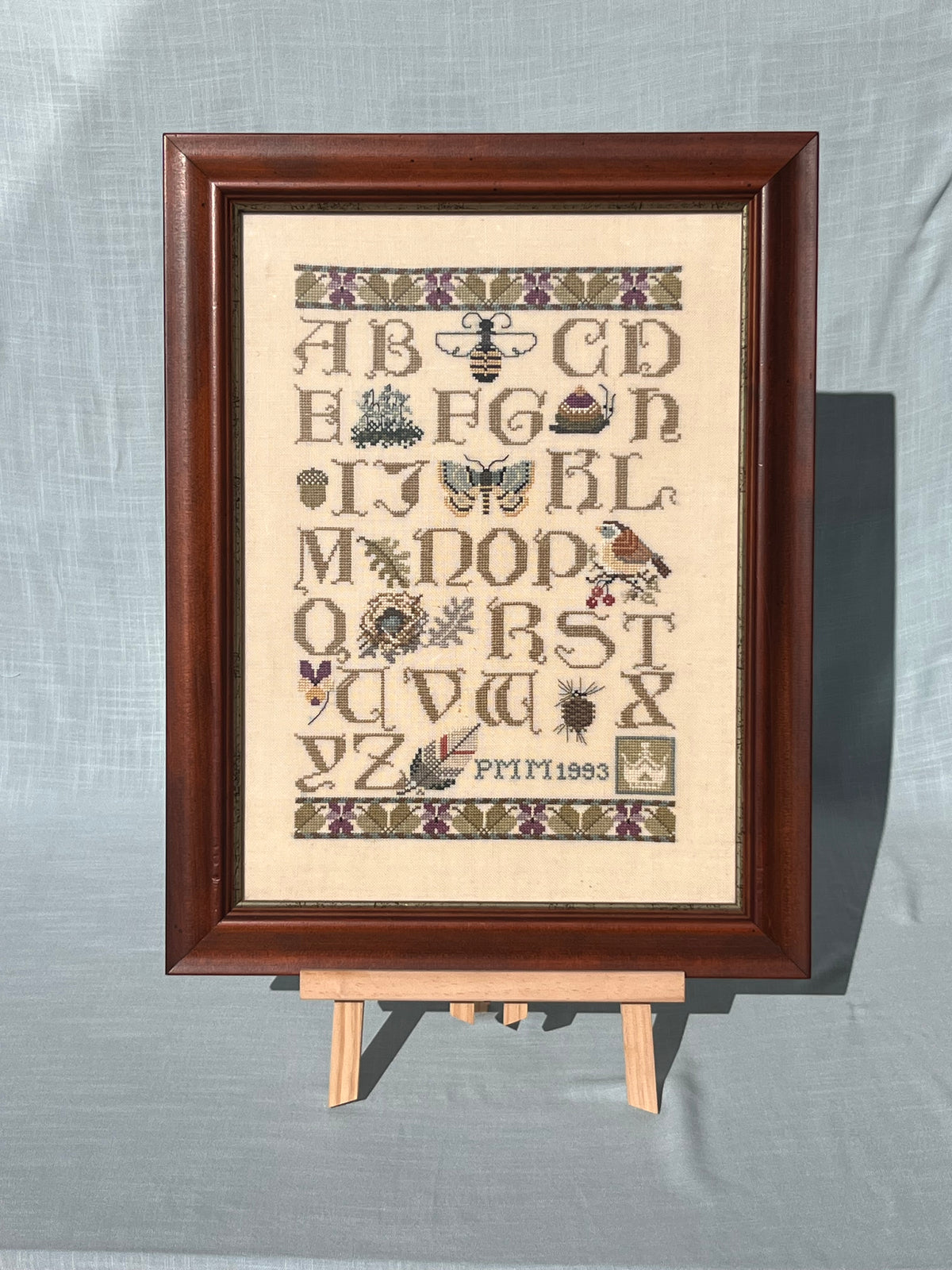 Vintage  Alphabet embroidery