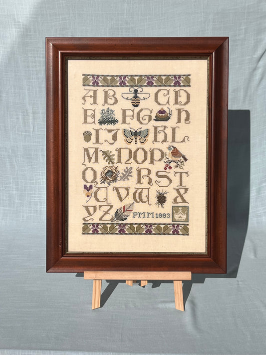 Vintage  Alphabet embroidery