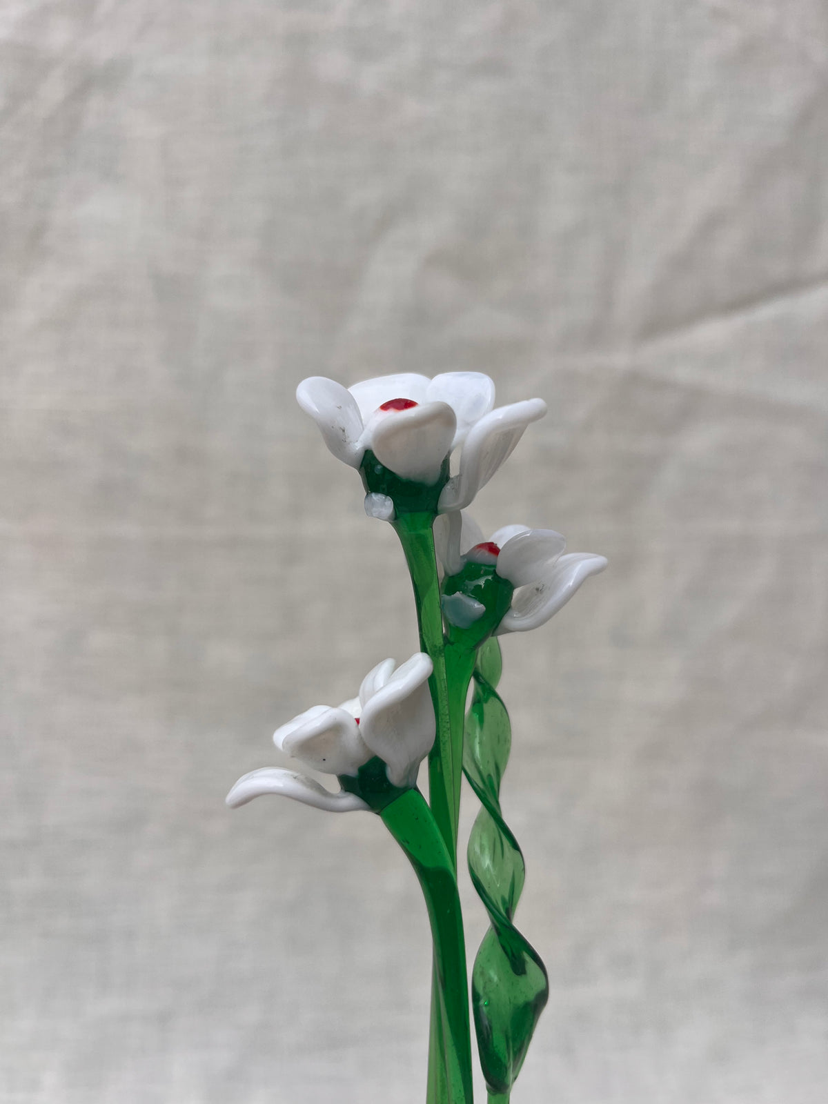 Art glass flower stems