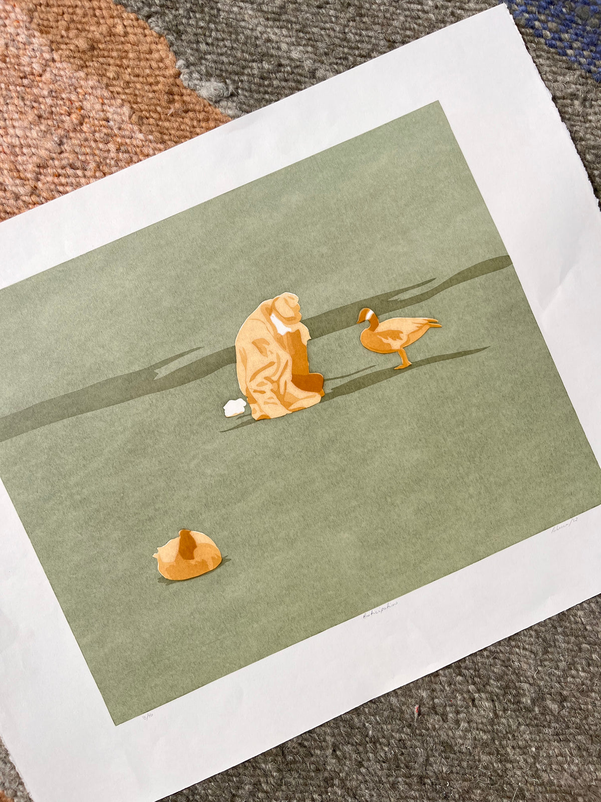 “Anticipation” by Rebecca Dawson - Silk Screen print