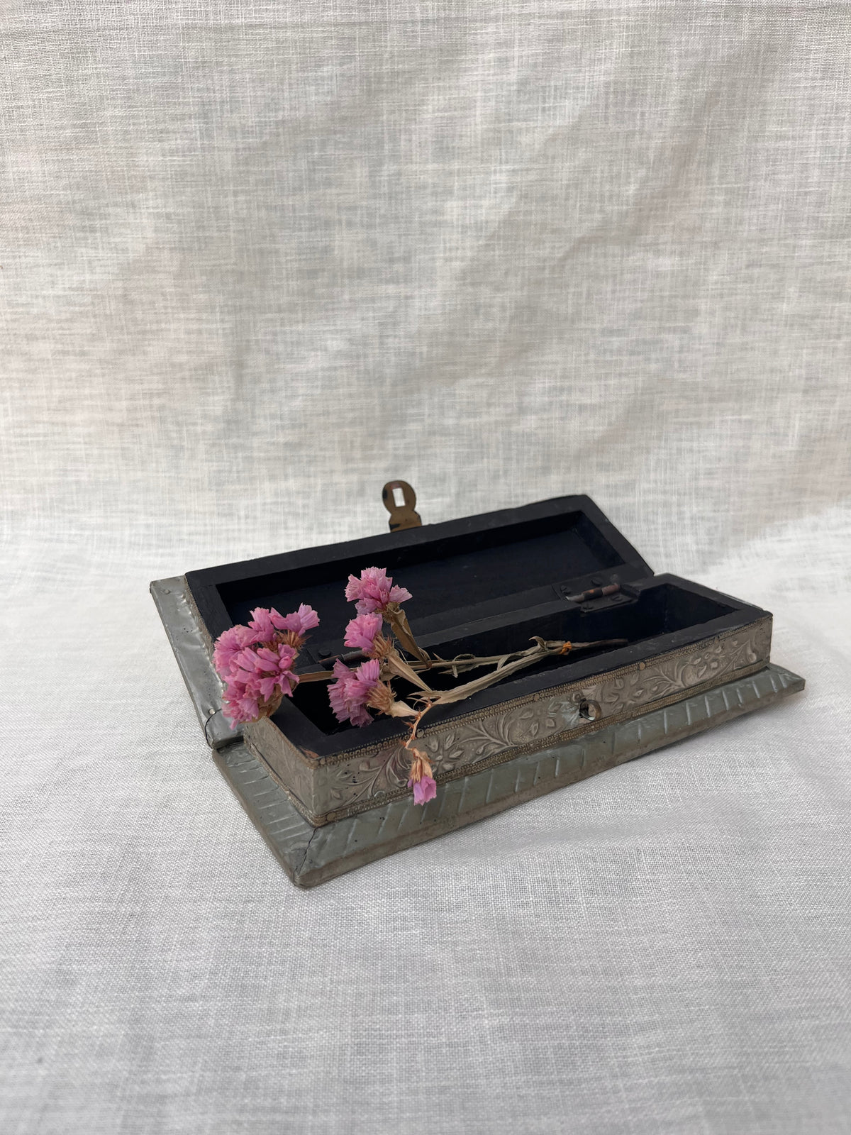 Embossed jewellery box