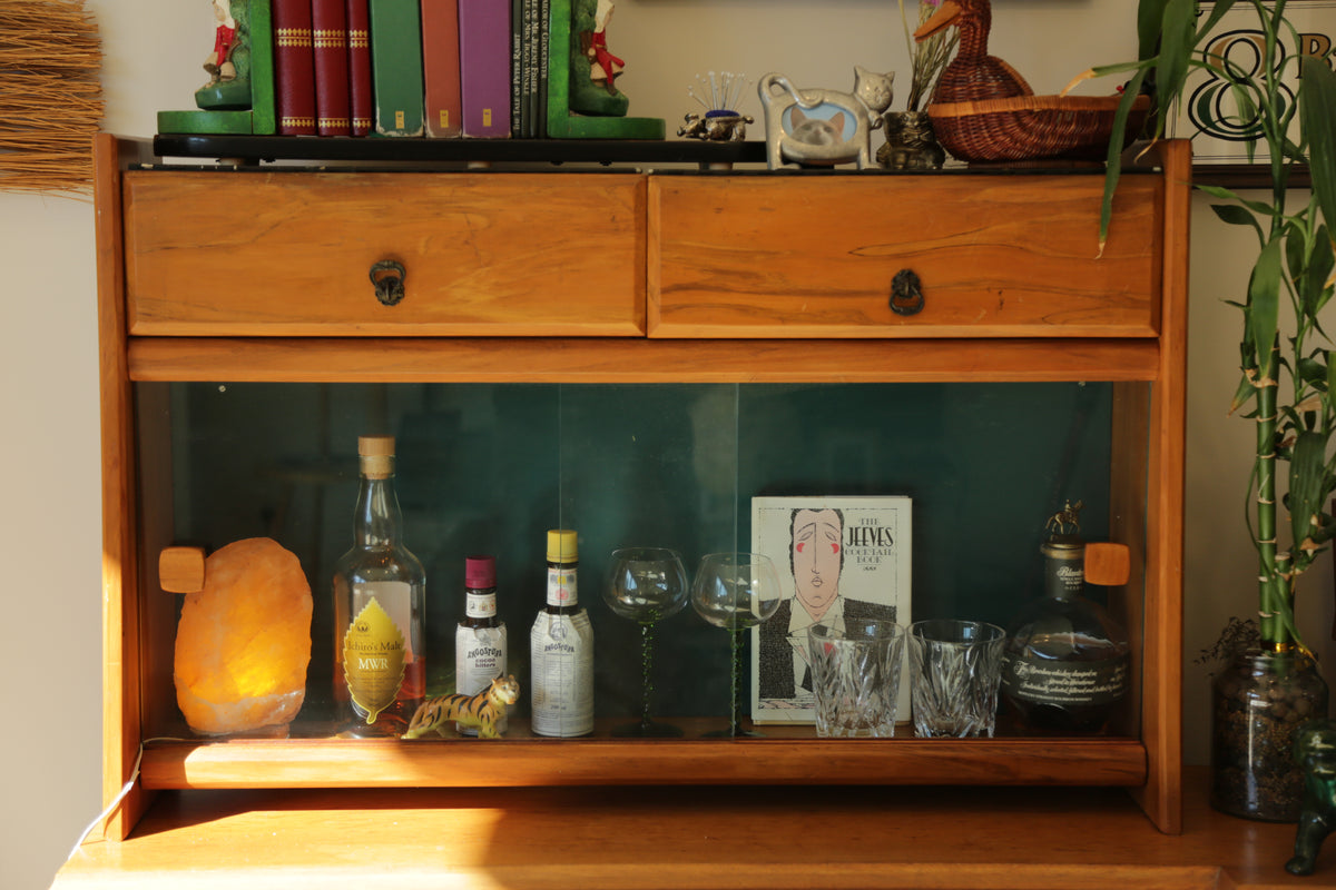 Vintage mini bar cabinet