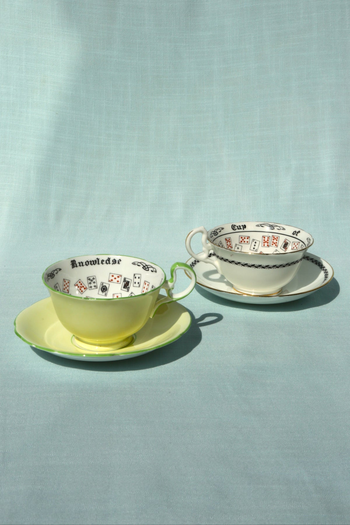 Antique Aynsley "Cup of Knowledge"  fortune telling cups