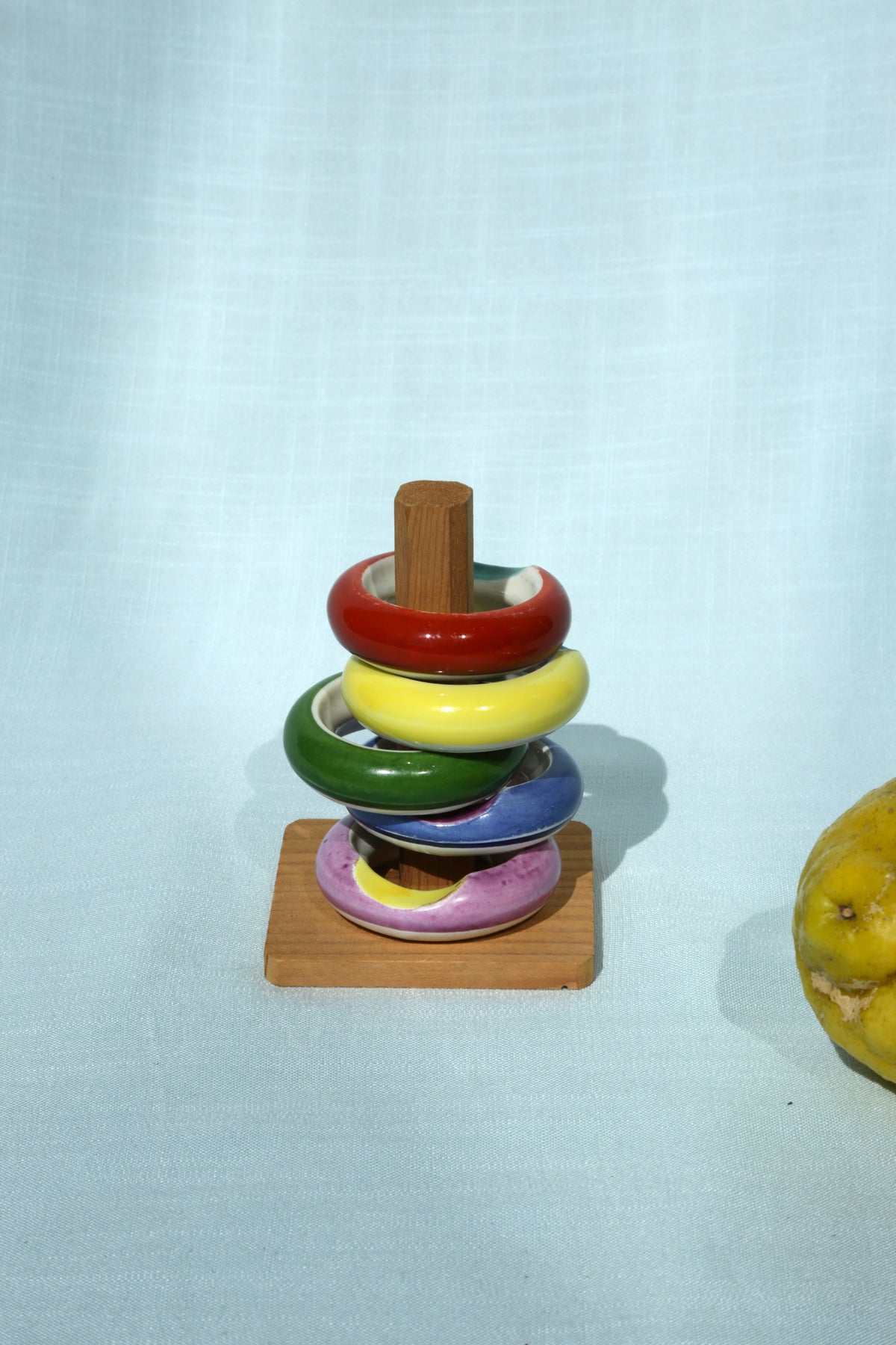 Napkin ring on a stand
