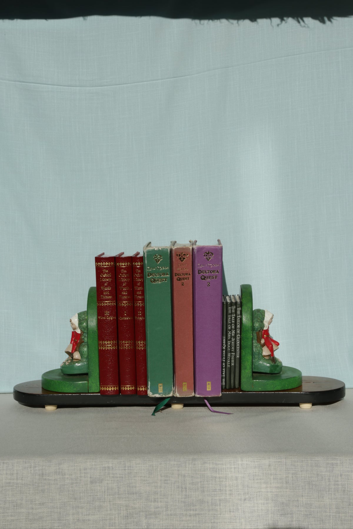 Vintage Pixie Boys Sliding Book Ends